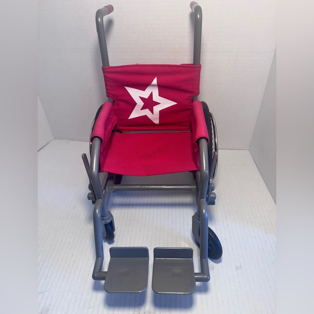 American Girl TRULY ME BERRY
WHEELCHAIR for 18 Inch Dolls Red Black